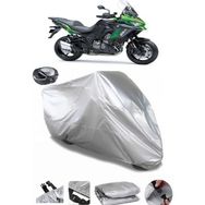 Coverplus Kawasaki KLZ 1000 Versys Gri Arka Çanta Uyumlu Su Geçirmez Motosiklet Brandası