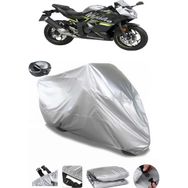Coverplus Kawasaki Ninja 250SL Gri Arka Çanta Uyumlu Su Geçirmez Motosiklet Brandası