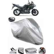 Coverplus Kawasaki Versys 1000 Gri Arka Çanta Uyumlu Su Geçirmez Motosiklet Brandası