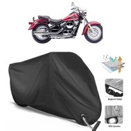 Coverplus Kawasaki VN 800 Classic Siyah Motosiklet Branda