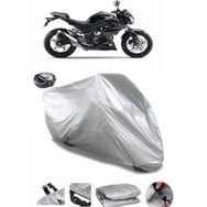 Coverplus Kawasaki Z 300 Gri Arka Çanta Uyumlu Su Geçirmez Motosiklet Brandası