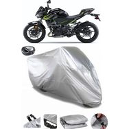 Coverplus Kawasaki Z 400 Gri Arka Çanta Uyumlu Motosiklet Brandası