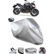 Coverplus Kawasaki Z 800 Gri Arka Çanta Uyumlu Su Geçirmez Motosiklet Brandası