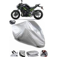 Coverplus Kawasaki Z 900 Gri Arka Çanta Uyumlu Su Geçirmez Motosiklet Brandası