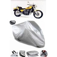 Coverplus Kawasaki ZL 600 Gri Arka Çanta Uyumlu Su Geçirmez Motosiklet Brandası