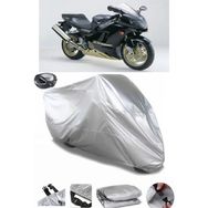 Coverplus Kawasaki ZX-12 R Gri Arka Çanta Uyumlu Su Geçirmez Motosiklet Brandası