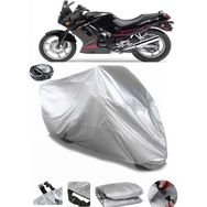 Coverplus Kawasaki ZZR 250 Gri Arka Çanta Uyumlu Su Geçirmez Motosiklet Brandası
