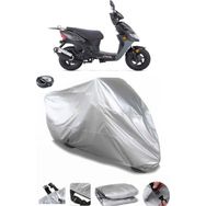 Coverplus Keeway Hurricane Gri Arka Çanta Uyumlu Su Geçirmez Motosiklet Brandası