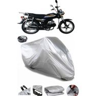 Coverplus Kral Motor KR-100-16 Gri Arka Çanta Uyumlu Motosiklet Brandası