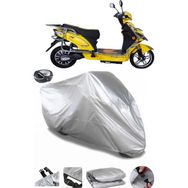 Coverplus Kral Motor KR-41 L Epico Gri Arka Çanta Uyumlu Su Geçirmez Motosiklet Brandası