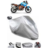 Coverplus KTM 1090 Adventure R Gri Arka Çanta Uyumlu Su Geçirmez Motosiklet Brandası