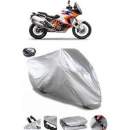 Coverplus KTM 1290 Super Adventure R Gri Arka Çanta Uyumlu Su Geçirmez Motosiklet Brandası