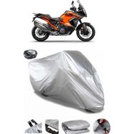 Coverplus KTM 1290 Super Adventure S Gri Arka Çanta Uyumlu Motosiklet Brandası