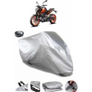 Coverplus KTM 200 Duke Gri Arka Çanta Uyumlu Su Geçirmez Motosiklet Brandası