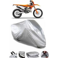 Coverplus KTM 300 EXC TPI Gri Su Geçirmez Motosiklet Brandası