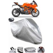 Coverplus KTM 390 RC Gri Arka Çanta Uyumlu Su Geçirmez Motosiklet Brandası
