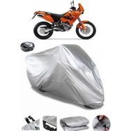 Coverplus KTM 640 Adventure Gri Arka Çanta Uyumlu Motosiklet Brandası