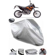 Coverplus KTM 640 LC4 Gri Arka Çanta Uyumlu Motosiklet Brandası