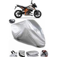 Coverplus KTM 690 Duke R Gri Arka Çanta Uyumlu Su Geçirmez Motosiklet Brandası