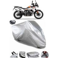 Coverplus KTM 790 Adventure Gri Arka Çanta Uyumlu Su Geçirmez Motosiklet Brandası