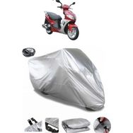 Coverplus Kuba Apricot 125 Gri Arka Çanta Uyumlu Su Geçirmez Motosiklet Brandası