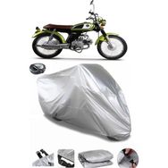 Coverplus Kuba RX9 Commuter Gri Arka Çanta Uyumlu Su Geçirmez Motosiklet Brandası