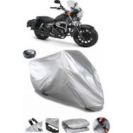 Coverplus Kuba Superlight 125 Gri Arka Çanta Uyumlu Su Geçirmez Motosiklet Brandası