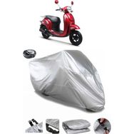 Coverplus Kuba Twister 50 Gri Arka Çanta Uyumlu Su Geçirmez Motosiklet Brandası