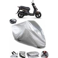 Coverplus Kymco Agility 50 Gri Arka Çanta Uyumlu Su Geçirmez Motosiklet Brandası