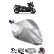 Coverplus Kymco AK 550 Gri Arka Çanta Uyumlu Su Geçirmez Motosiklet Brandası