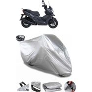 Coverplus Kymco Dink R 150 Gri Arka Çanta Uyumlu Su Geçirmez Motosiklet Brandası