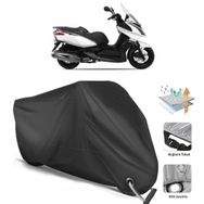 Coverplus Kymco Downtown 300i Siyah Motosiklet Branda