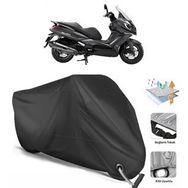 Coverplus Kymco Downtown 350i ABS Siyah Motosiklet Branda