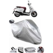 Coverplus Kymco Like 50 Gri Arka Çanta Uyumlu Su Geçirmez Motosiklet Brandası