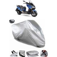 Coverplus Kymco Xtown 125I Gri Arka Çanta Uyumlu Su Geçirmez Motosiklet Brandası