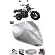Coverplus Lifan Pony 100 Gri Arka Çanta Uyumlu Su Geçirmez Motosiklet Brandası