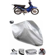 Coverplus Lifan TAY 100 Gri Arka Çanta Uyumlu Su Geçirmez Motosiklet Brandası
