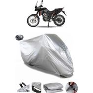 Coverplus Malaguti Dune X 125 Black Edition Gri Arka Çanta Uyumlu Su Geçirmez Motosiklet Brandası