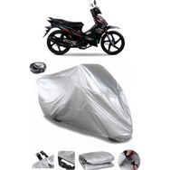 Coverplus Modenas Kriss 1 Gri Arka Çanta Uyumlu Su Geçirmez Motosiklet Brandası