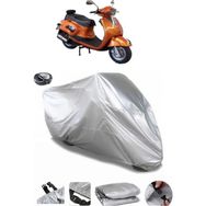 Coverplus Mondial 125 KV Gri Arka Çanta Uyumlu Su Geçirmez Motosiklet Brandası