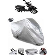 Coverplus Mondial 125 RT Gri Arka Çanta Uyumlu Su Geçirmez Motosiklet Brandası