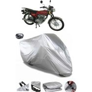 Coverplus Mondial 125 UAG Gri Arka Çanta Uyumlu Su Geçirmez Motosiklet Brandası
