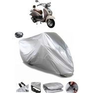 Coverplus Mondial 125 ZN Gri Arka Çanta Uyumlu Su Geçirmez Motosiklet Brandası