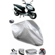 Coverplus Mondial 150 HS Gri Arka Çanta Uyumlu Su Geçirmez Motosiklet Brandası