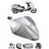 Coverplus Mondial 250 Jet Max Gri Arka Çanta Uyumlu Su Geçirmez Motosiklet Brandası