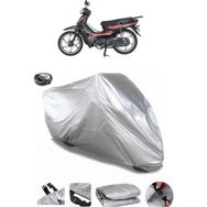 Coverplus Mondial 50 SFC Gri Arka Çanta Uyumlu Su Geçirmez Motosiklet Brandası