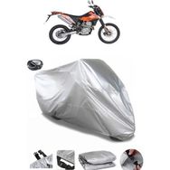 Coverplus Mondial X-Treme Enduro Gri Arka Çanta Uyumlu Su Geçirmez Motosiklet Brandası