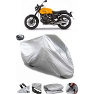 Coverplus Moto Guzzi Stone 750 Gri Arka Çanta Uyumlu Su Geçirmez Motosiklet Brandası