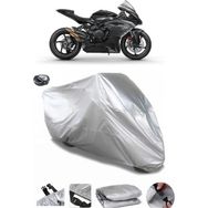 Coverplus MV Agusta F3 800 Gri Arka Çanta Uyumlu Su Geçirmez Motosiklet Brandası