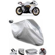 Coverplus MV Agusta Superveloce 800 Gri Arka Çanta Uyumlu Su Geçirmez Motosiklet Brandası